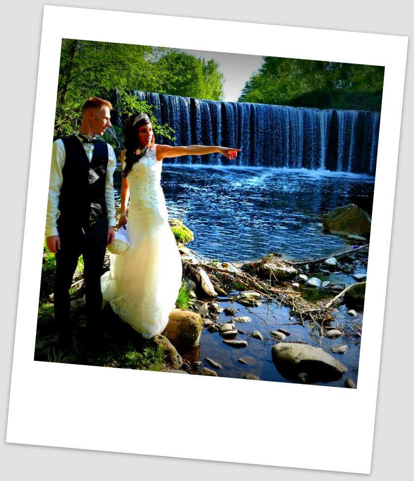 photographe mariage cascade nature